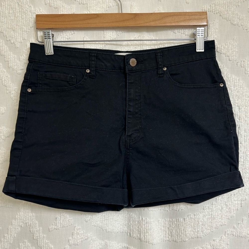 Forever 21 Black Stretch High Waisted Shorts